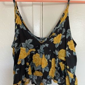 Cropped Floral Crop top